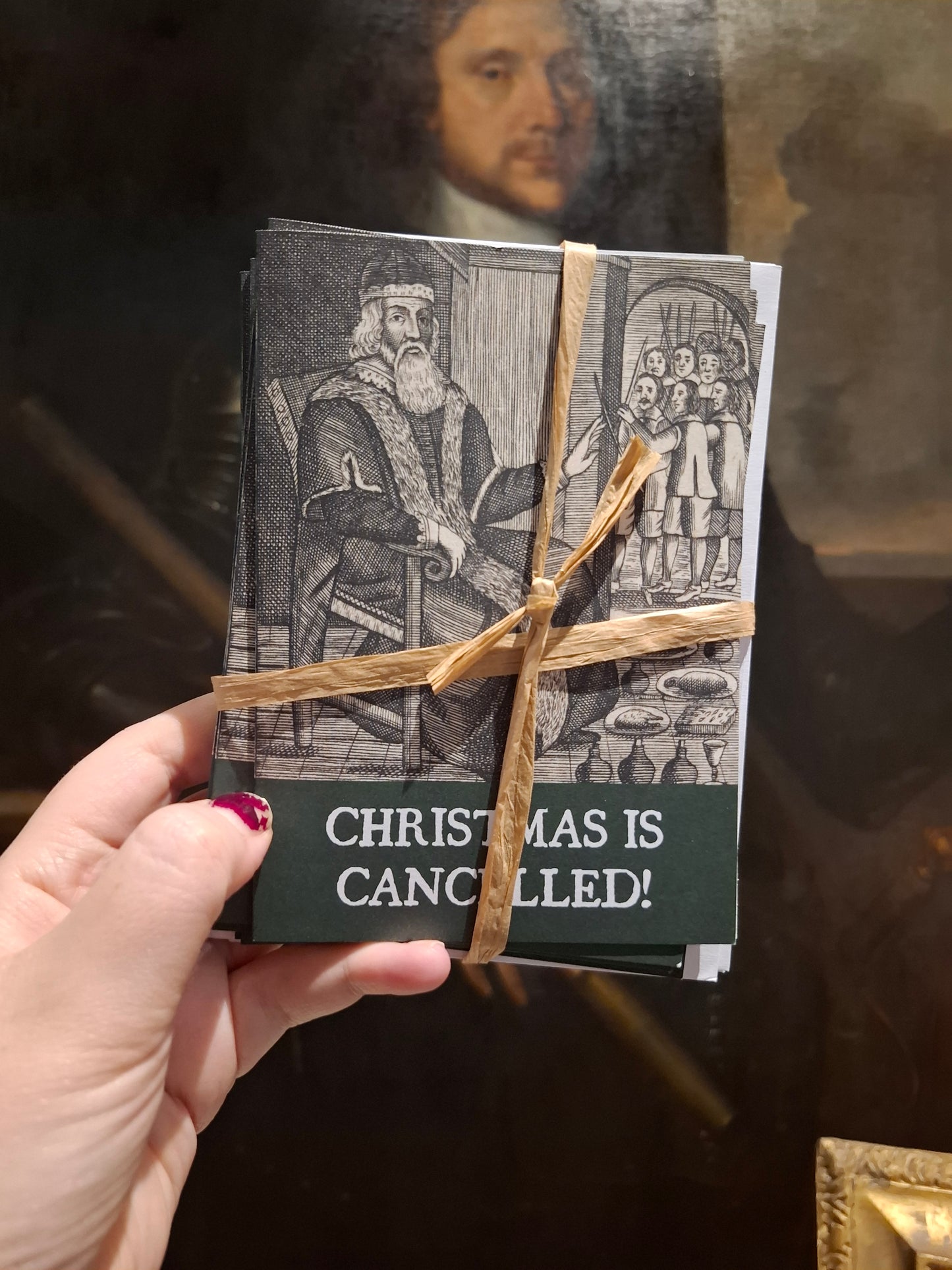 Christmas is Cancelled Father Christmas Jailed Cards