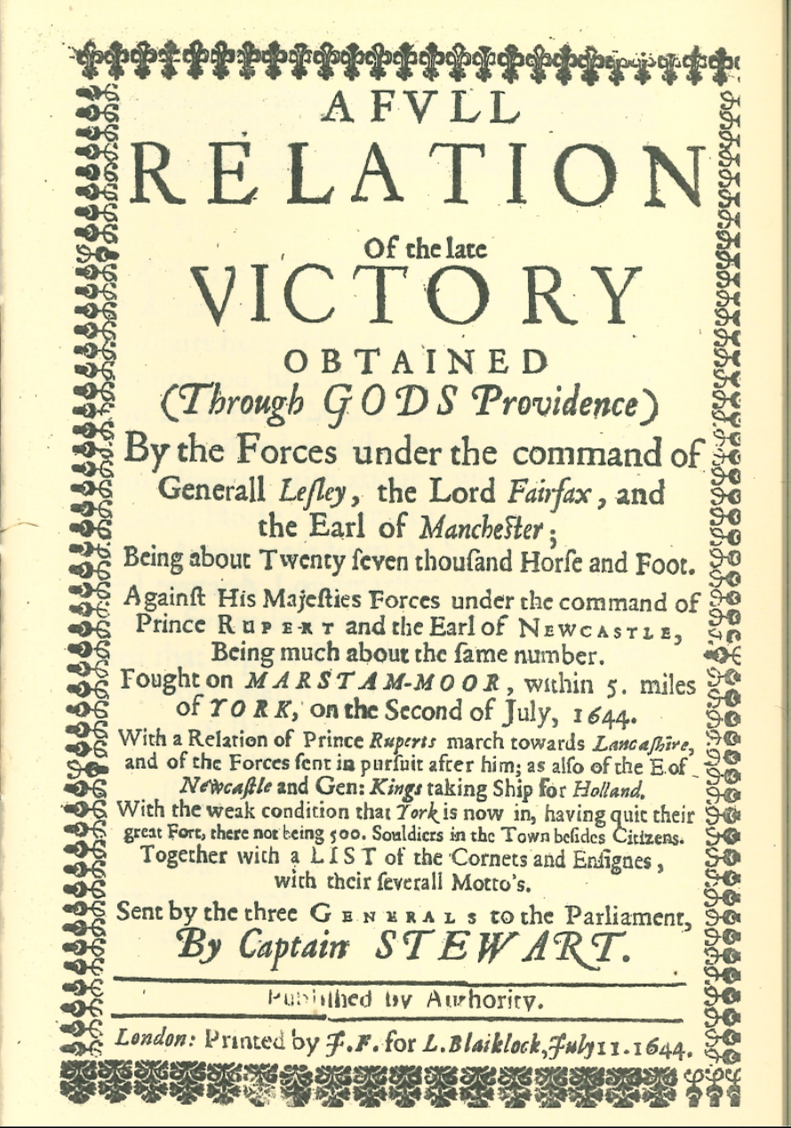 Replica 1600s Pamphlets