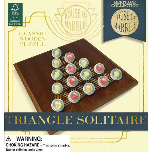 Triangle Solitare Marble Game